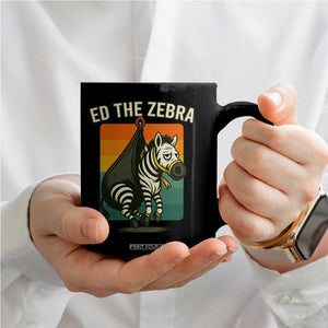 Retro Ed the Zebra Meme Coffee Mug Funny Viral Escape Animal TS02 Print Your Wear