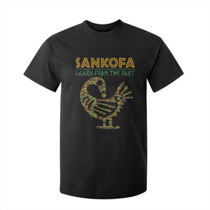 Sankofa Learn From The Past T Shirt For Kid African Bird Black History Akan Pattern TS11 Black Print Your Wear