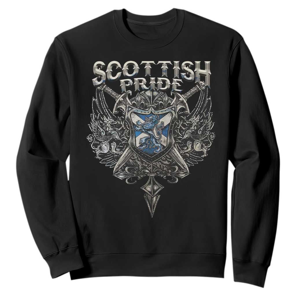 Scottish Pride Celtic Scotland Lion Rampant Sweatshirt TS11 Black Print Your Wear
