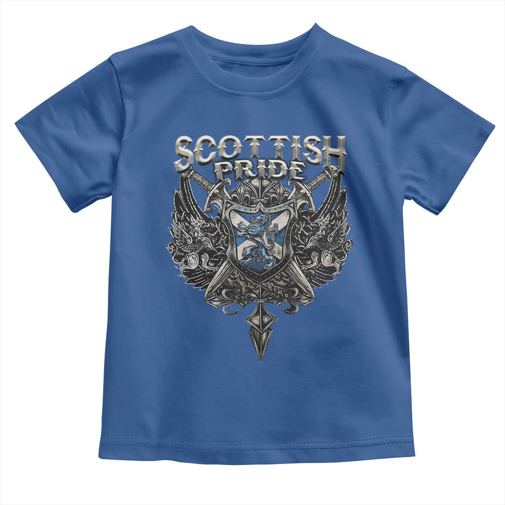 Scottish Pride Celtic Scotland Lion Rampant Toddler T Shirt TS11 Royal Blue Print Your Wear