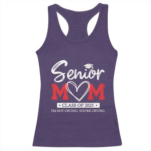 Senior Mom Class Of 2025 Graduate Racerback Tank Top TS11 Purple Print Your Wear
