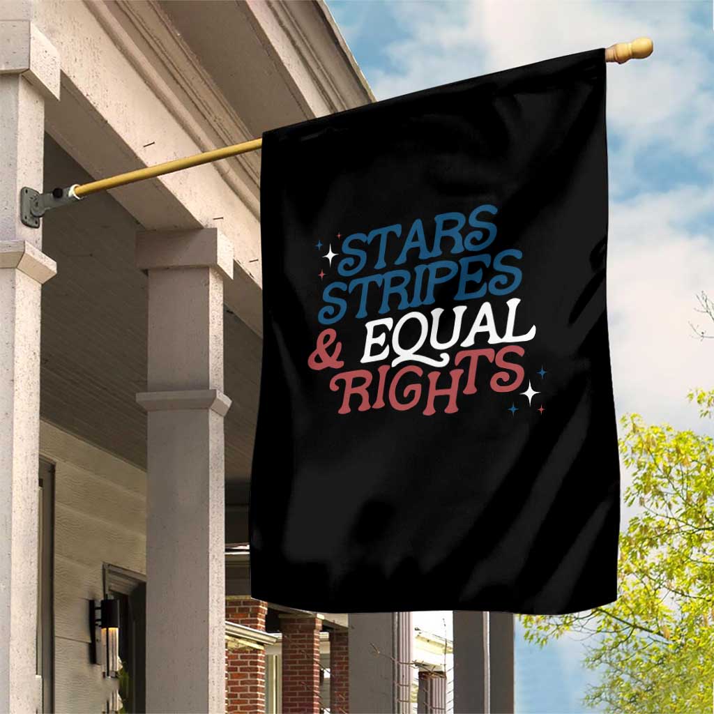 Stars Stripes And Equal Rights Garden Flag 4th Of July Liberal American TS11 Print Your Wear