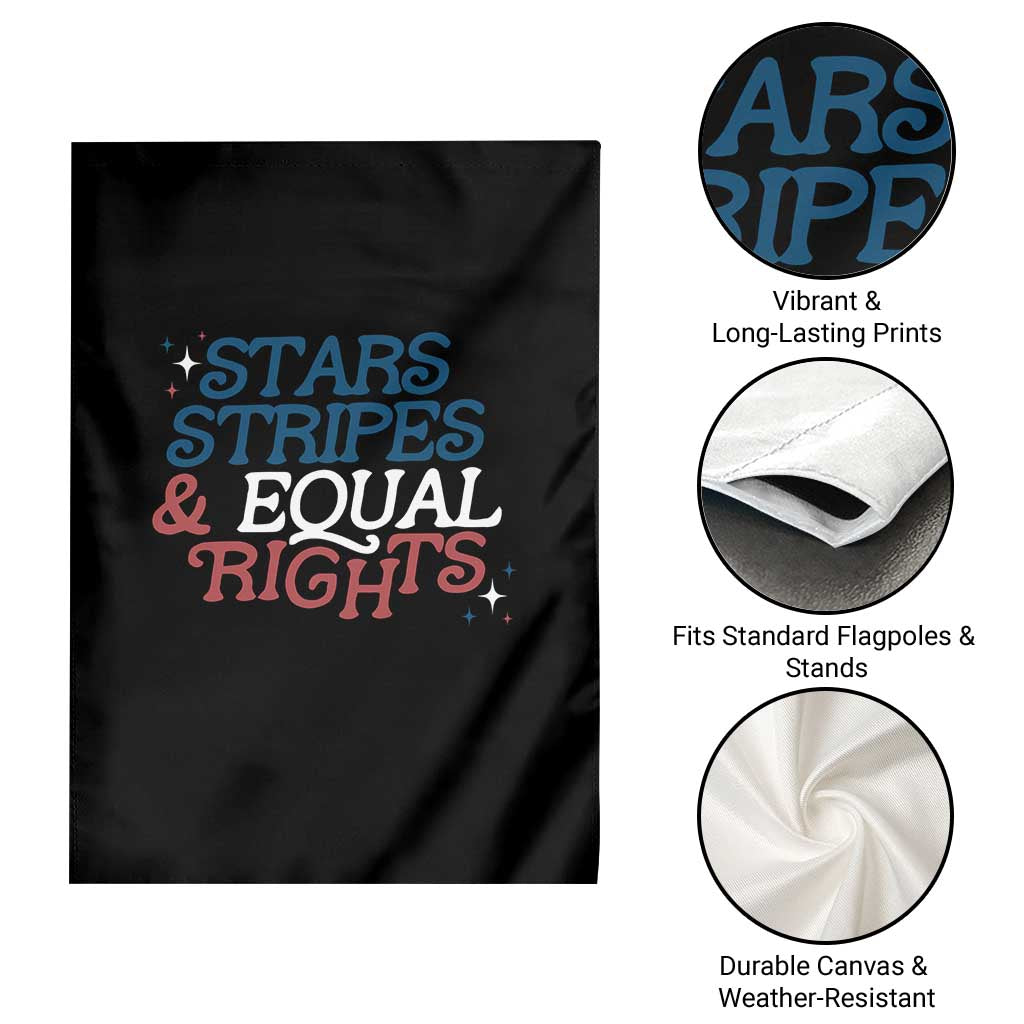 Stars Stripes And Equal Rights Garden Flag 4th Of July Liberal American TS11 Print Your Wear