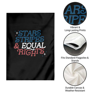 Stars Stripes And Equal Rights Garden Flag 4th Of July Liberal American TS11 Print Your Wear