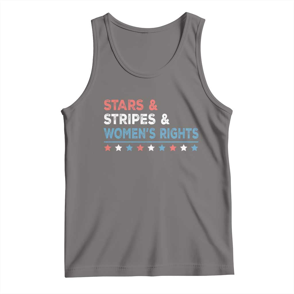 Stars Stripes And Women's Rights Tank Top 4th Of July Equal Rights TS11 Deep Heather Print Your Wear
