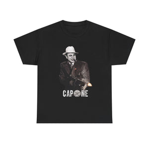 Al Capone T-Shirt American Gangster Mafia Graphic Tee TS02 Black Print Your Wear