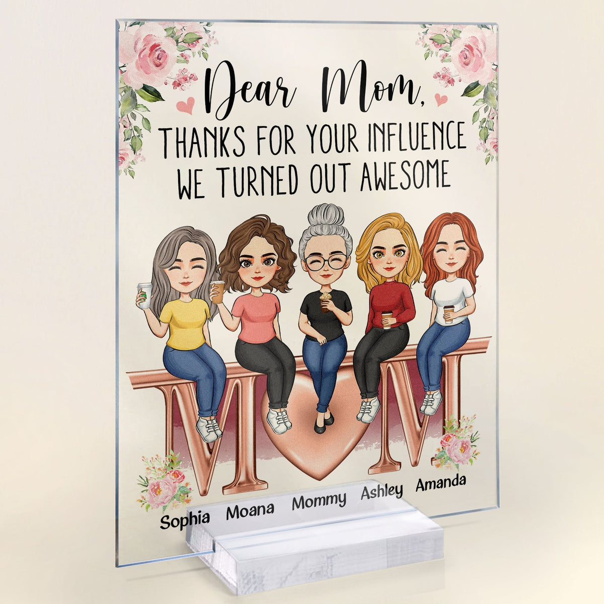 Personalized Thanks For Your Influence Were Awesome Acrylic Plaque CTM ...