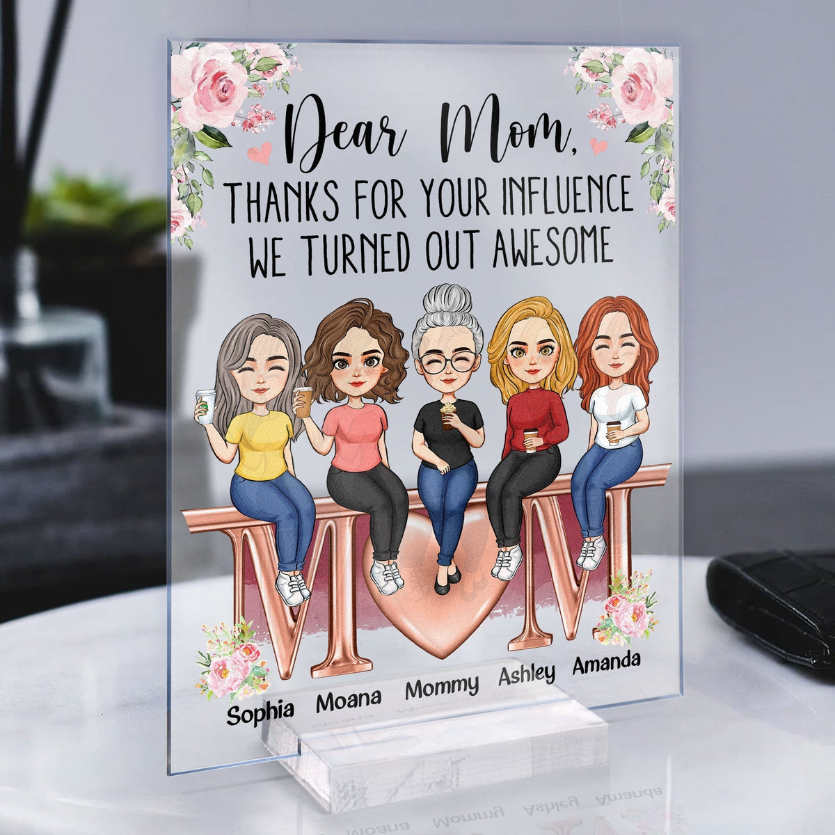 Personalized Thanks For Your Influence Were Awesome Acrylic Plaque CTM ...