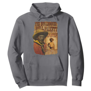 The Bulldogger Bill Pickett Hoodie Texan Rodeo Legend TS11 Charcoal Print Your Wear