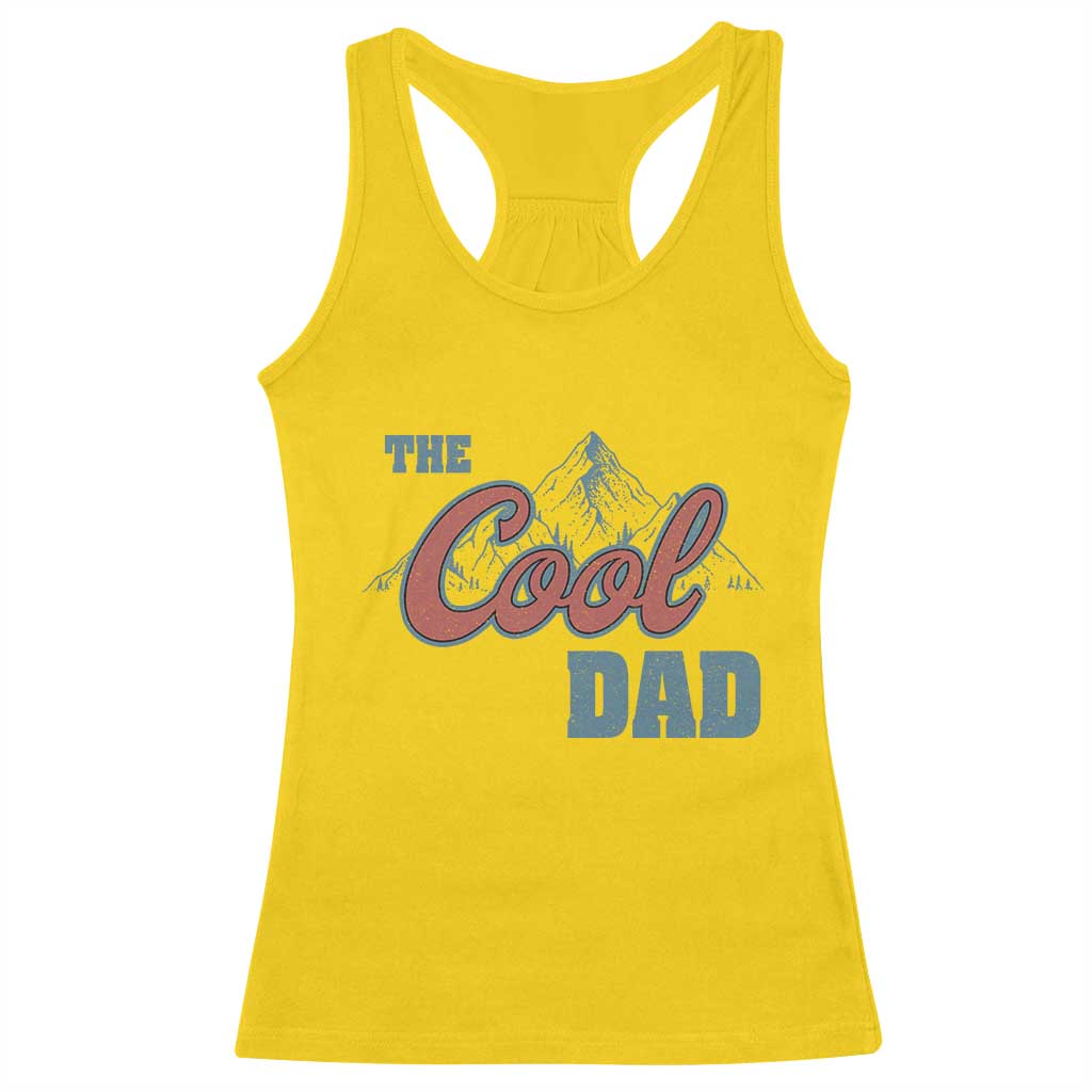 The Cool Dad Racerback Tank Top Fathers Day Gifts TS10 Daisy Print Your Wear