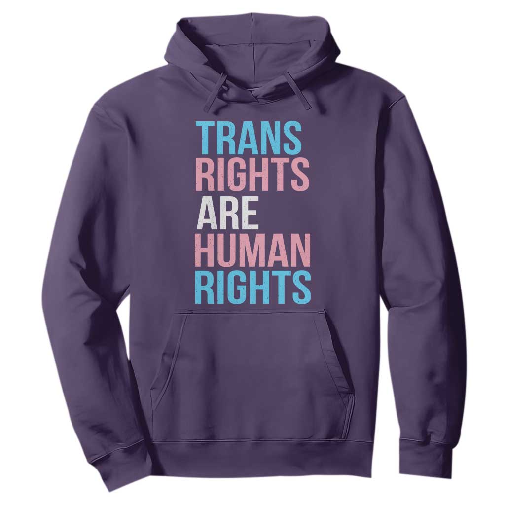 Trans Rights Hoodie Human Rights Transgender Pride Gender Equality TS10 Purple Print Your Wear