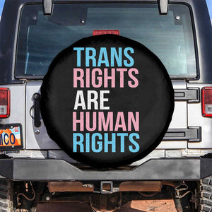 Trans Rights Spare Tire Cover Human Rights Transgender Pride Gender Equality TS10 No hole Black Print Your Wear