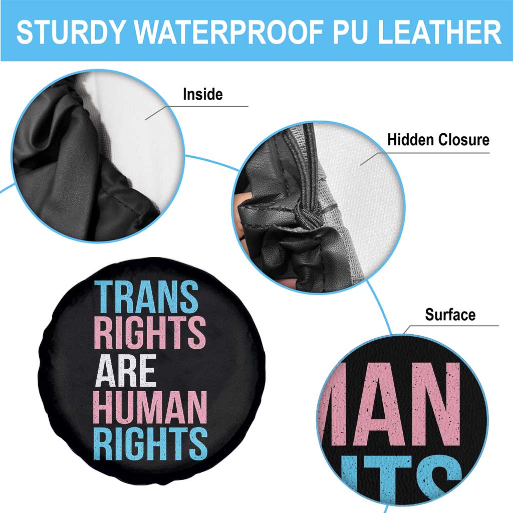 Trans Rights Spare Tire Cover Human Rights Transgender Pride Gender Equality TS10 Print Your Wear
