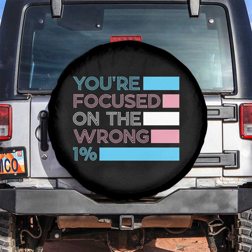 Trans Rights Spare Tire Cover Transgender LGBTQ Queer Pride Ally Social Justice TS10 No hole Black Print Your Wear