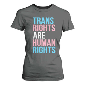 Trans Rights T Shirt For Women Human Rights Transgender Pride Gender Equality TS10 Dark Heather Print Your Wear