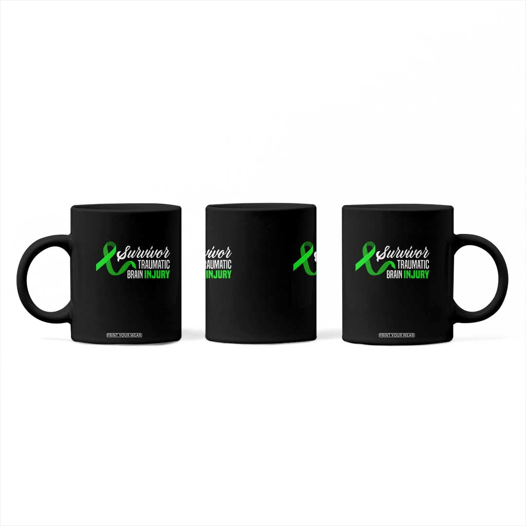 Traumatic Brain Injury Awareness Coffee Mug TBI Survivor TS02 Print Your Wear
