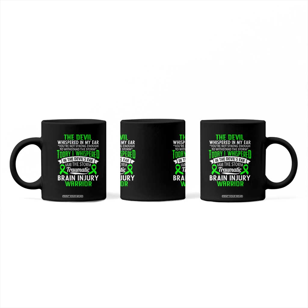 Traumatic Brain Injury Awareness Coffee Mug TBI Warrior I Am The Storm TS02 Print Your Wear