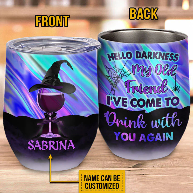 Personalized Halloween Tumbler Ive Come To Drink Gift For Witch Wine Tumbler CTM 12 OZ Custom - Printyourwear