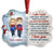 Personalized JP Christmas Ornaments Couple Turn Back The Clock Couple CTM Ornament Custom - Printyourwear