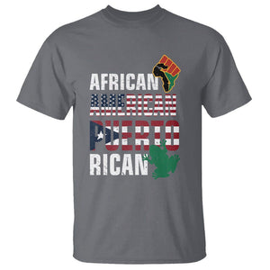 African American Puerto Rican Coqui T Shirt TS09 Charcoal Print Your Wear