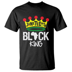 African King T Shirt Black King Black Power Black History Month 1865 Juneteenth TS01 Black Printyourwear