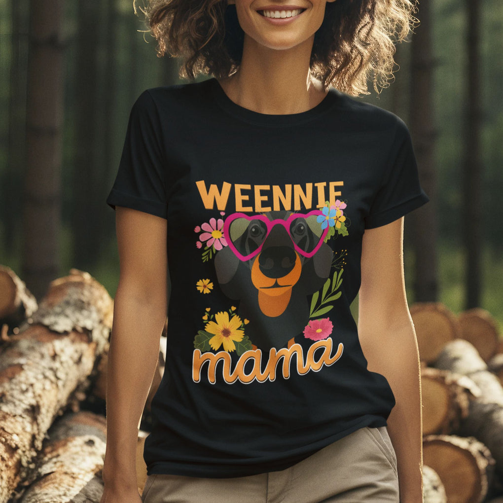 Dachshund Mom T Shirt Weennie Mama TS02 Printyourwear