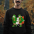 Funny St. Patricks Day Sweatshirt Leprechaun Griddy Dance Paddy Ireland Flag TS02 Printyourwear