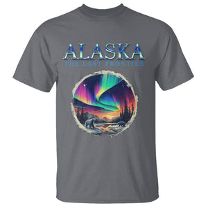 Alaska Aurora T Shirt The Last Frontier Polar Bear TS09 Charcoal Print Your Wear