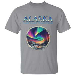 Alaska Aurora T Shirt The Last Frontier Polar Bear TS09 Sport Gray Print Your Wear