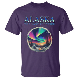 Alaska Aurora T Shirt The Last Frontier Polar Bear TS09 Purple Print Your Wear