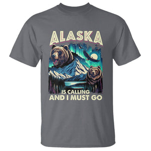 Alaska Is Calling And I Must Go Aurora Beer Home T Shirt TS09 Charcoal Print Your Wear