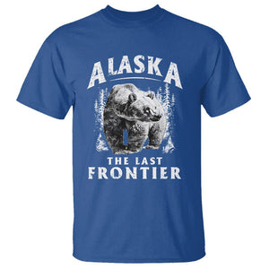 Alaska T Shirt The Last Frontier Vintage Bear Home TS09 Royal Blue Print Your Wear