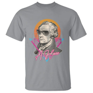 Alexander Hamilton Cool A. Ham Vaporwave T Shirt TS09 Sport Gray Print Your Wear