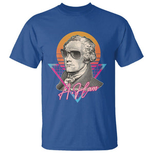 Alexander Hamilton Cool A. Ham Vaporwave T Shirt TS09 Royal Blue Print Your Wear