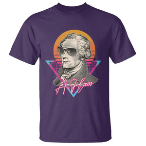 Alexander Hamilton Cool A. Ham Vaporwave T Shirt TS09 Purple Print Your Wear