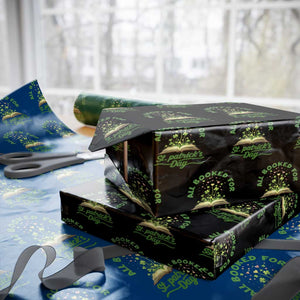 All Booked For St Patricks Day Wrapping Paper Roll Irish Reader Gift TS12 Black Print Your Wear