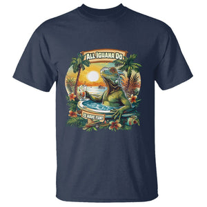 All Iguana Do Is Have Fun Cinco De Mayo T Shirt TS09 Navy Printyourwear