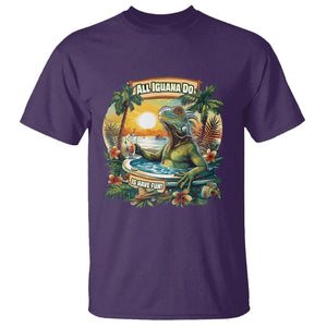 All Iguana Do Is Have Fun Cinco De Mayo T Shirt TS09 Purple Printyourwear