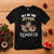 All of the Otter Reindeer Cute Christmas T Shirt TS09 Black Printyourwear