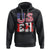 America Canada Hoodie Funny US EH Canadian American Flag Canada's Day Maple Leaf TS02 Black Printyourwear