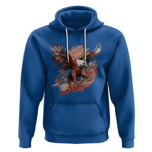 American Bald Eagle Hoodie Proud Patriotic US Pride 4th Of July TS02 Royal Blue Printyourwear