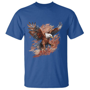 American Bald Eagle T Shirt Proud Patriotic US Pride 4th Of July TS02 Royal Blue Printyourwear