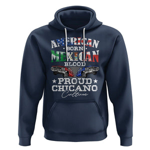 American Born Mexican Blood Proud Chicano Culture Lowrider Hoodie TS09 Navy Printyourwear