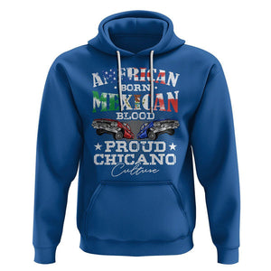 American Born Mexican Blood Proud Chicano Culture Lowrider Hoodie TS09 Royal Blue Printyourwear