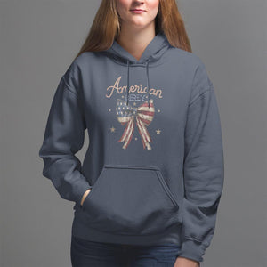 American Girly Hoodie Coquette Girl Vintage 4th Of July TS09 Navy Print Your Wear