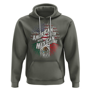 American Grown With Mexican Roots Hoodie TS09 Military Green Printyourwear