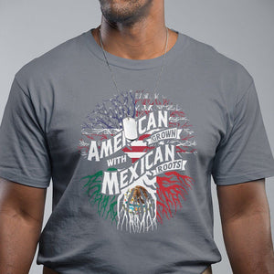 American Grown With Mexican Roots T Shirt TS09 Charcoal Printyourwear