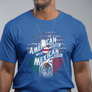 American Grown With Mexican Roots T Shirt TS09 Royal Blue Printyourwear