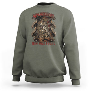 American Memorial Sweatshirt Real American Stand For The Flag Honor Who Died For It TS02 Printyourwear