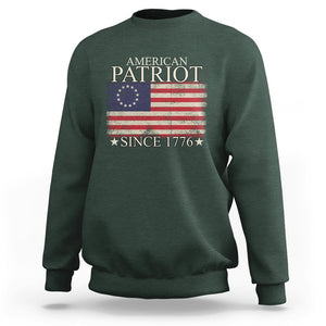 American Patriot Since 1776 Betsy Ross Flag Sweatshirt TS02 Printyourwear